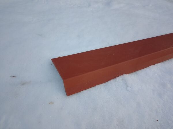 Räystäspelti Tiilenpunainen 2m