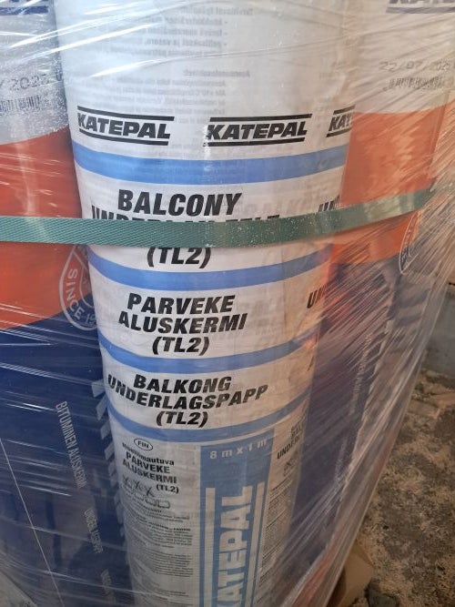 Katepal Parveke aluskermi 1x8m 1-laatu